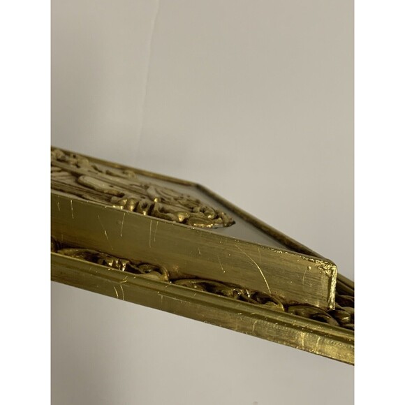 Vintage Hollywood Regency diamond shape wall decor set 2 Dart Syroco - Picture 9 of 11